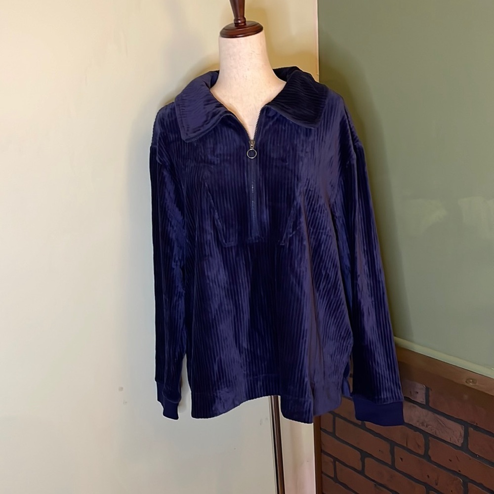 XL‎ Encore by Idina Velour Top FF21 6122